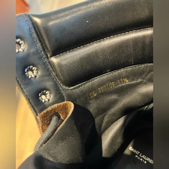 YVES SAINT LAURENT COMMANDO BOOT - Picture 11 of 14